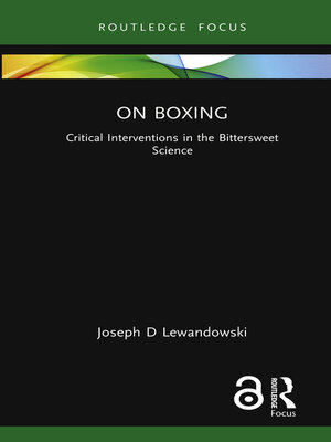 cover image of On Boxing